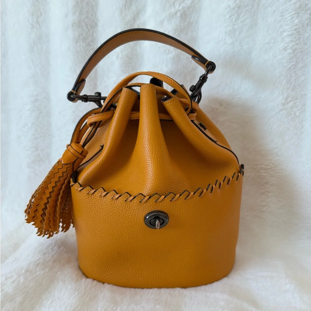 Coach Lora Bucket Bag Drawstring Purse - Picture 2 of 12